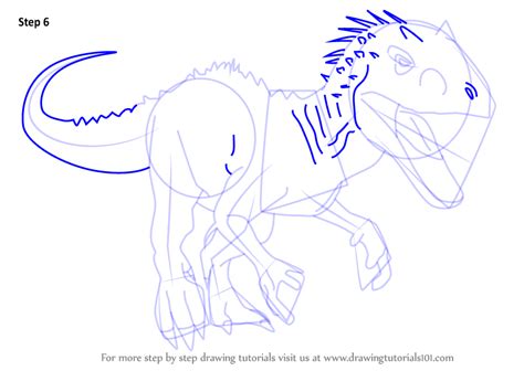 Learn How To Draw Indominus Rex From Jurassic World Jurassic World