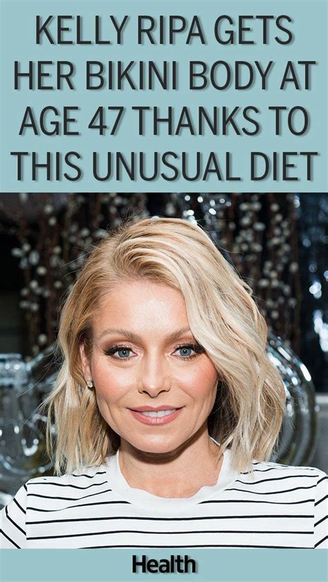 Kelly Ripa Credits This Unusual Diet For Her Bikini Body — At Age 47