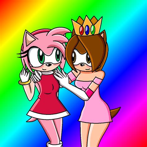 Princess Silvia X Amy Rose By Queensilvia95 On Deviantart