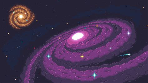 3840x2160 Resolution Galaxies Pixel Art 4k Wallpaper Wallpapers Den