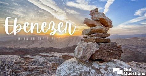 Your goal is to be committed to each other in a monogamous relationship, but you still have to test drive things out a bit. What does the term "Ebenezer" mean in the Bible ...