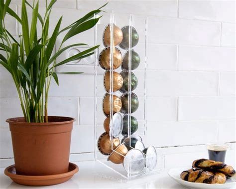 This classic machine capsule holder cleaning kit contains 4 sachets of cleaning fluid to clean the classic machine capsule holder. Clear Nespresso Vertuoline Coffee Pod Holder, Small Vertuo ...