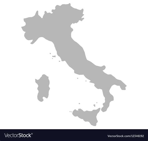 Map Of Italy Royalty Free Vector Image VectorStock