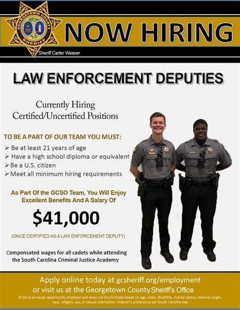 Georgetown County Sheriffs Office Employment Opportunities