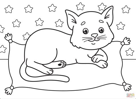 Black Cat coloring page | Free Printable Coloring Pages