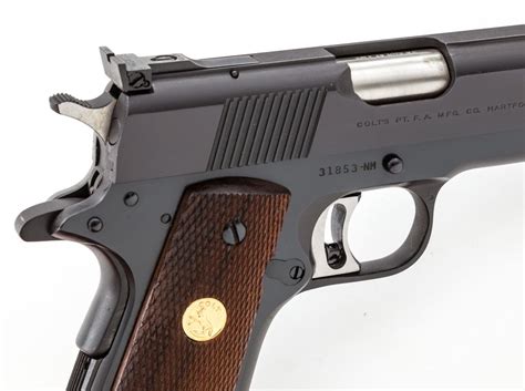 Pre Series 70 Colt National Match Semi Auto Pistol