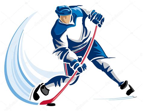 2 schiedsrichter und 2 eishockeyspieler mit pucks und toren von playmobil. Hockey player — Stock Vector © SlipFloat #7661524