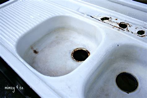 How I Refinished My Vintage Cast Iron Kitchen Sink Mimzy And Company