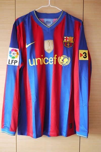 Barcelona Home Football Shirt 2009 2010 Sponsored By Unicef