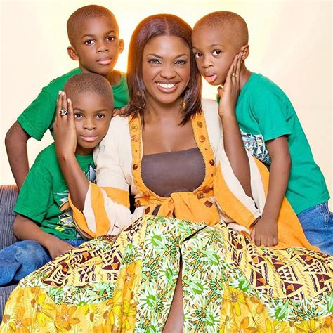 Adorable Throwback Photo Of Actress Omoni Oboli And Her Three Sons