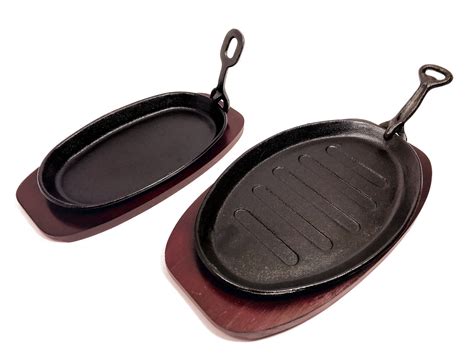 Cast Iron Non Stick Reversible Griddle Plate Fry Bbq Grill Cooking Pan