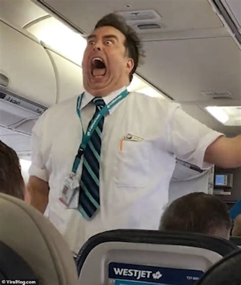 Cabin Roars With Laughter As Hilarious Flight Attendant Delivers