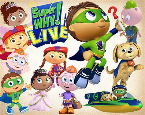 23 Super Why Clipart Png Super Why Digital Graphic Image Super Why Clip