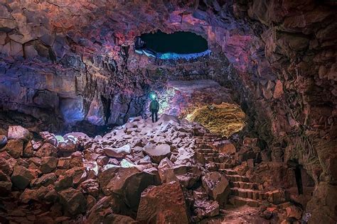 2023 The Lava Tunnel Evening Tour Cave Raufarhólshellir