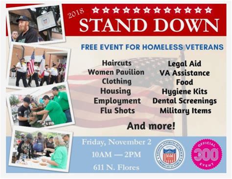 2018 Stand Down Event For Homeless Veterans