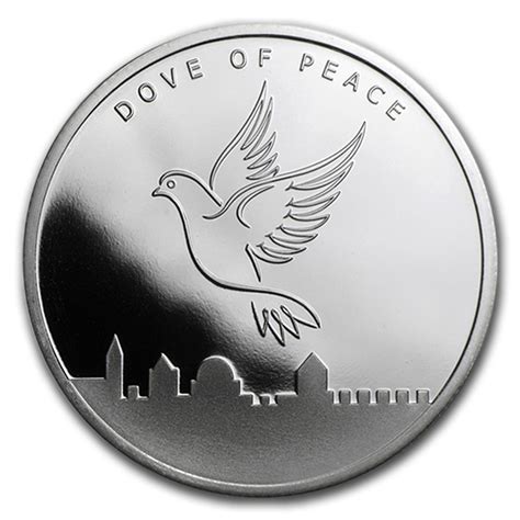 Buy 2017 1 Oz Silver Round Holy Land Mint Dove Of Peace Apmex