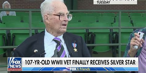 107 Year Old Wwii Veteran Receives Silver Star Fox News Video