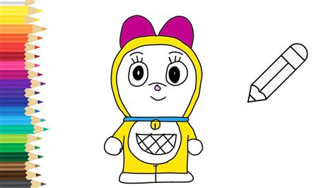 How To Draw Dorami Doraemon Dorami Drawing Step By Step Easy