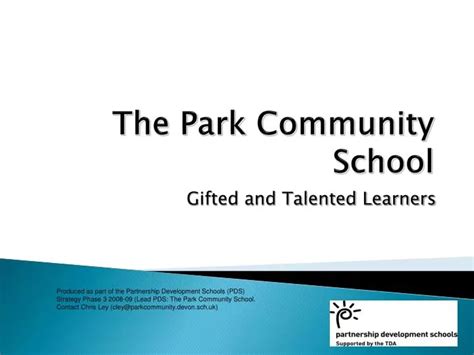 Ppt The Park Community School Powerpoint Presentation Free Download