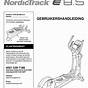 Nordictrack E90 Elliptical Manual