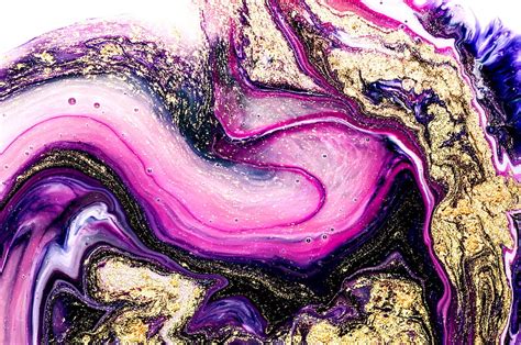 Abstract Purple Marble Paint Sparkles Hd Wallpaper Peakpx