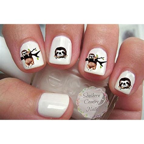 Cute Animal Sloth Nail Art Decals You Can Find More Details By