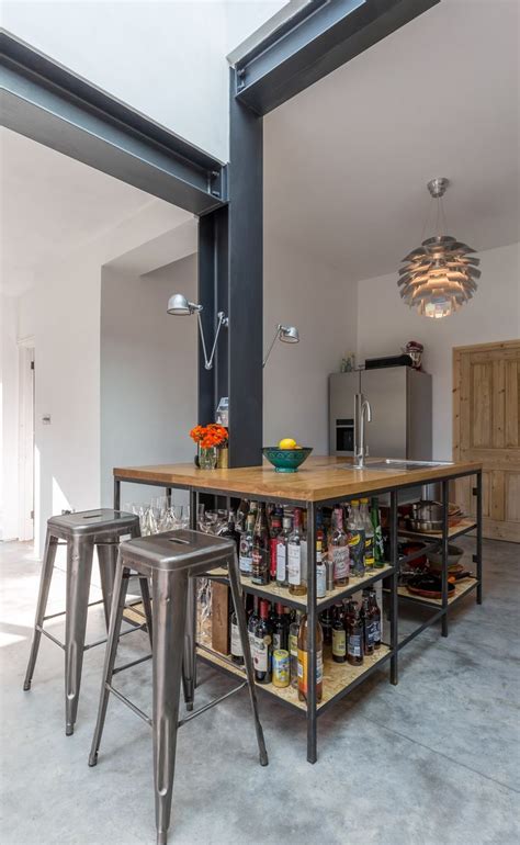 Materials for kitchen island on wheels: Image result for contemporary facade design, I beam ...
