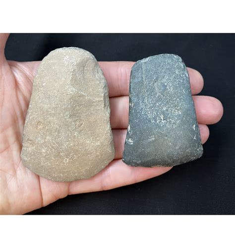 Stone Age Tools For Sale Fossils Set Of 2 Polished Neolithic