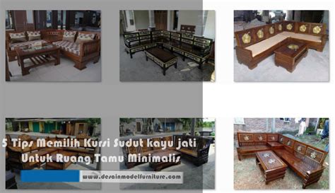 Kursi tamu sudut minimalis busa kayu jati. 5 tips memilih kursi sudut kayu jati untuk ruang tamu ...