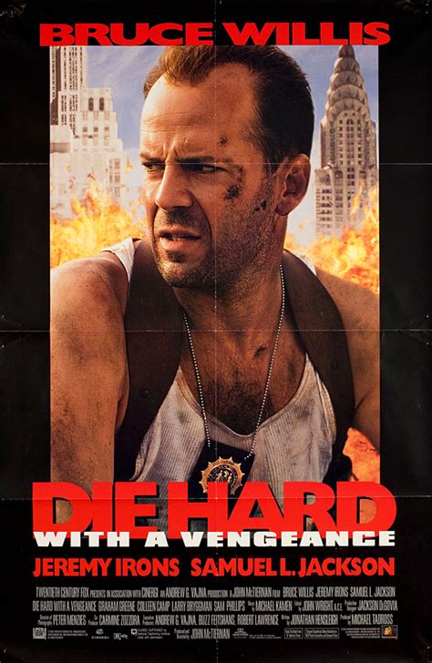 Die Hard With A Vengeance 1995 Us One Sheet Poster Posteritati