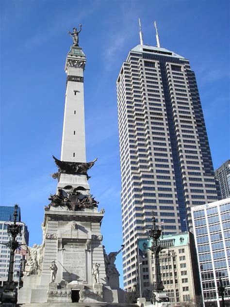 Indianapolis Landmarks A Photo From Indiana Midwest Trekearth