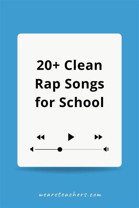 27 Best Clean Rap Songs For School Share Them In The Classroom