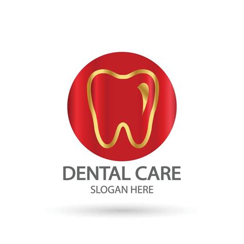 Dental Clinic Logo Tooth Vector Template Oral Care Dental And Clinic