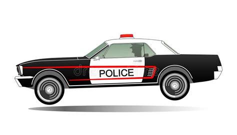 Police Car Stock Illustration Illustration Of Pursuit 37043258