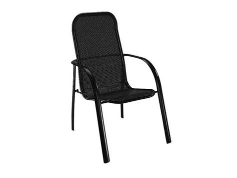 Florida Mesh Aluminum Metal High Back Arm Stackable Dining Chair