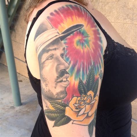 Jimmy Hendrix Tie Dye Tattoo