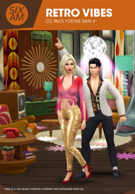 Retro Vibes Cc Pack For The Sims 4 Artofit