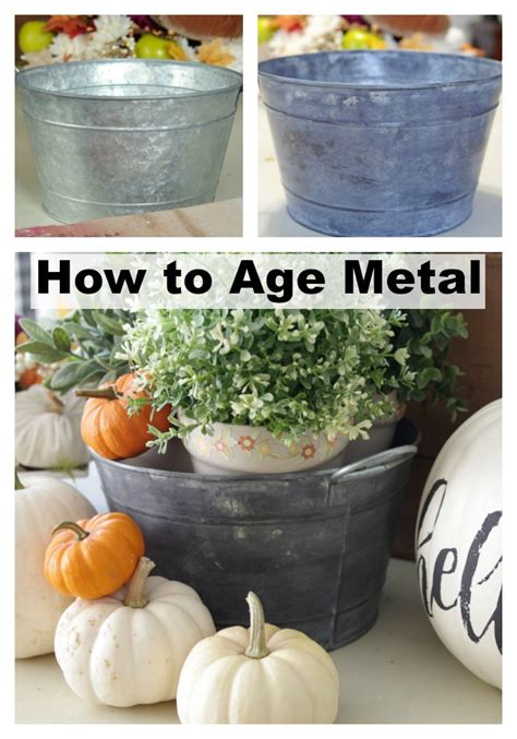 How To Make A New Metal Bucket Look Old Create And Babble
