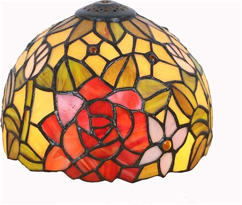 Happy Living Lighting Tiffany Style Stained Glass Lamp