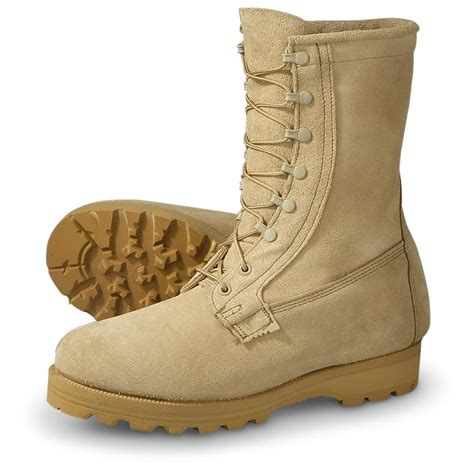 Mens Wellco® Us Army Gore Tex® Icw Combat Boots Tan 161041