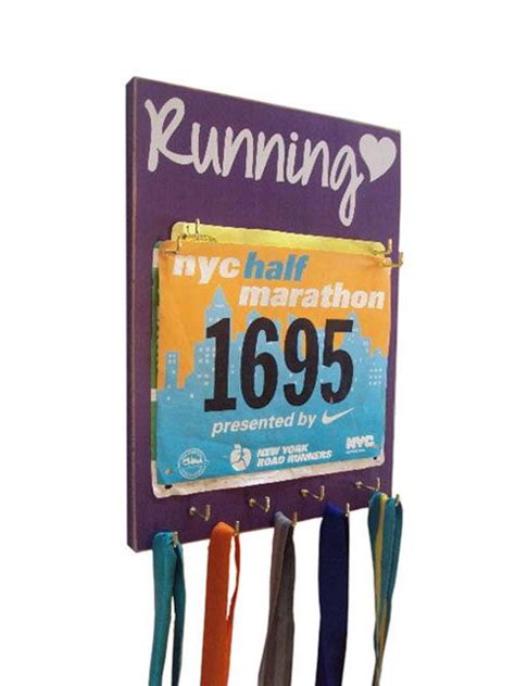 Running Race Bib And Medal Holder Runners Medal Rack Runners Ts
