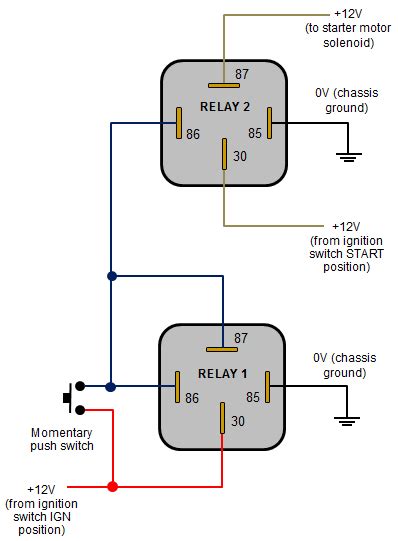 12 Volt Reversing Relay Wiring Diagram