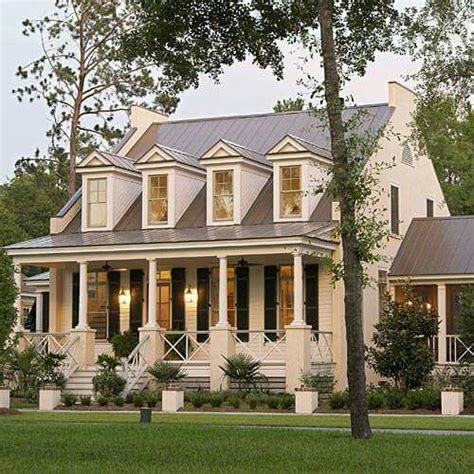 Beautiful green painted jenny lind beds (victorian style). 50 Best Exterior Paint Colors for Your Home | Southern living house plans, Cottage house plans ...