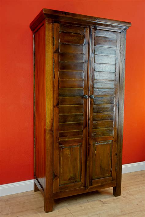 Altholz Möbel | Teak Massiv Holz Schrank PURA - Kinaree