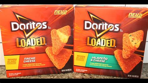 Top with ½ of the beef mixture. Doritos Loaded: Nacho Cheese and Jalapeno & Cheese Review ...