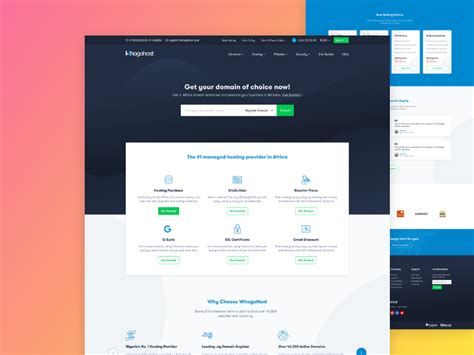 Web Hosting Landing Page By Alamin Mir 🚀 On Dribbble