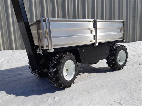 Electric All Terrain Utility Wagon With Removable Sides Electric Cart