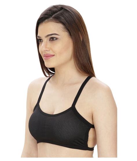Buy Secret Wish Black Cotton Bra Online At Best Prices In India Snapdeal