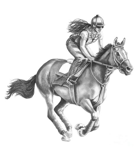 Full Gallop Drawing By Murphy Elliott Fine Art America