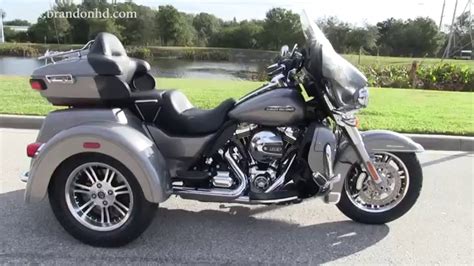 2016 Harley Davidson Tri Glide Trike Three Wheeler For Sale Youtube
